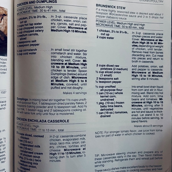 General Electric Microwave Guide and Cookbook - Picture 11 of 15